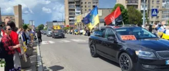 У Ковелі відбулась акція на підтримку військовополонених і зниклих безвісти