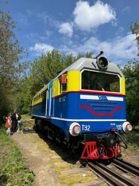 У Рівному знову запрацювала дитяча залізниця2