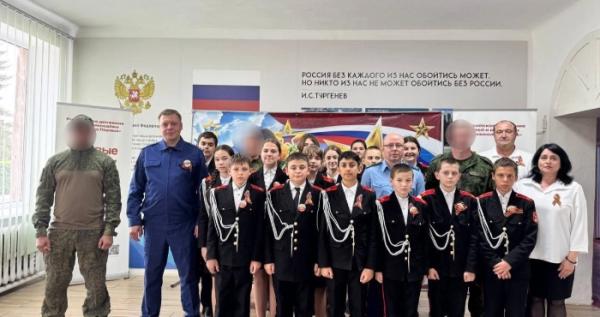 Один із «кадетських» класів на Херсонщині / Фото з окупаційних медіа