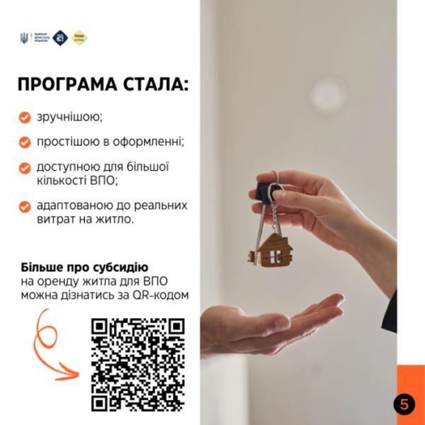 В Україні розширили програму житлових субсидій для переселенців5