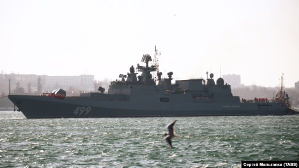 Фрегат «Адмирал Макаров» у Севастополі (архівне фото) був атакований ЗСУ в 2022 році