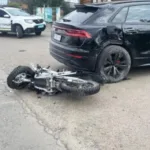 В’їхав мотоциклом у припарковане авто: у Володимирці внаслідок ДТП постраждав водій двоколісного