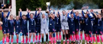 Жіноча футбольна команда зі Закарпаття – віцечемпіон України в Першій лізі