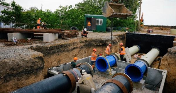 Будівництво водогону для Миколаєва наближається до завершення