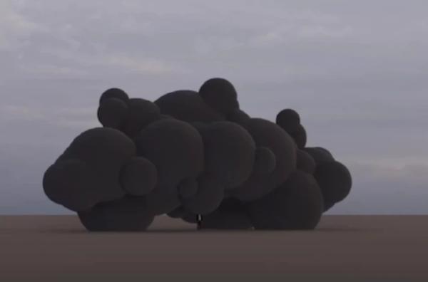 Україна представить на Burning Man інсталяцію «Чорна хмара». Фото надане командою проєкту для Village2
