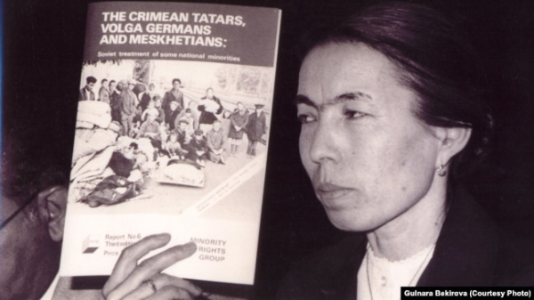 Активістка Кримськотатарського національного руху Айше Сейтмуратова, середина 1980-х років