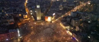 Масові протести в Белграді: є заарештовані і постраждалі