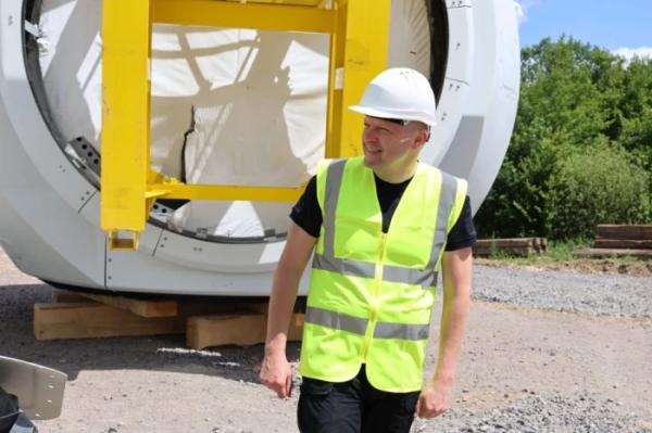 На Іваничівщині розпочали монтаж вітряків для потужної вітроелектростанції10