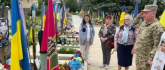 На Закарпатті вшанували пам'ять полеглого захисника України Андрія Поляка