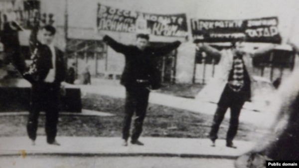 На демонстрації кримських татар у Москві 6 червня 1969 року