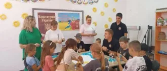 У Борозенській громаді для дітей провели патріотичний захід до Дня Конституції