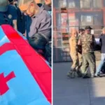 У Грузії вперше не зустріли з почесною вартою бійця, що захищав Україну