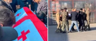 У Грузії вперше не зустріли з почесною вартою бійця, що захищав Україну