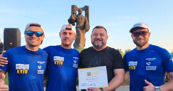 У Ковелі зустріли ветеранів благодійного благодійного марафону з Гааги до Києва