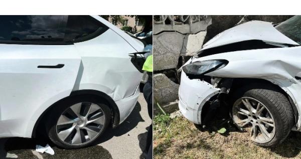 У Луцьку на перехресті зіткнулися Tesla та Mercedes-Benz