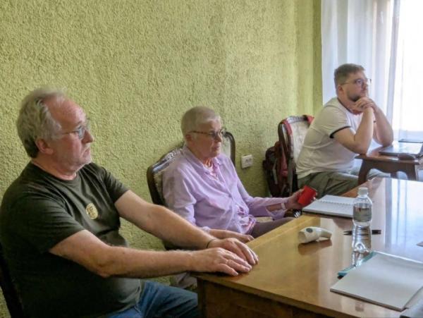 Робота над документальним проєктом фестивалю Vabaduse. Фото з фейсбук-сторінки Рівненського обласного драмтеатру1