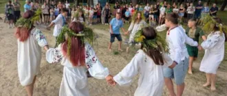 У селі Уховецьк на березі озера відзначили свято Івана Купала