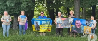 У Шептицькому провели акцію на підтримку родин зниклих безвісти та полонених захисників