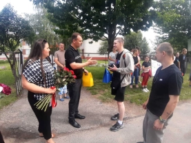 У Володимирській громаді зустріли Олександра Босацького, який повернувся з полону7
