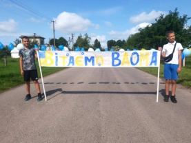 У Володимирській громаді зустріли Олександра Босацького, який повернувся з полону1