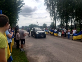 У Володимирській громаді зустріли Олександра Босацького, який повернувся з полону12