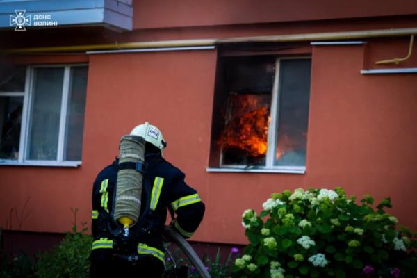 В Луцьку горіла п’ятиповерхівка1