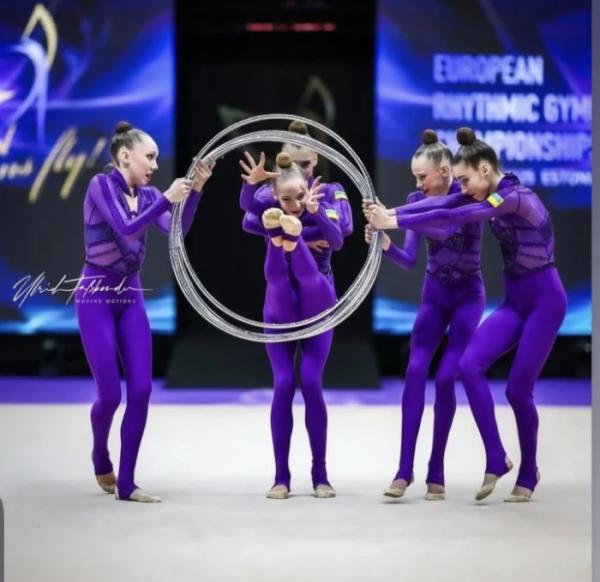 Волинянка у складі національної команди стала чемпіонкою Європи з художньої гімнастики3
