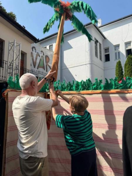 Закарпатські лялькарі виступили на Міжнародному фестивалі «VIRVAR» у Словаччині. Фото з фейсбук-сторінки Департаменту культури Закарпатської ОДА4
