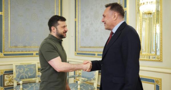 Володимир Зеленський з Торе Оншуусом Сандвіком