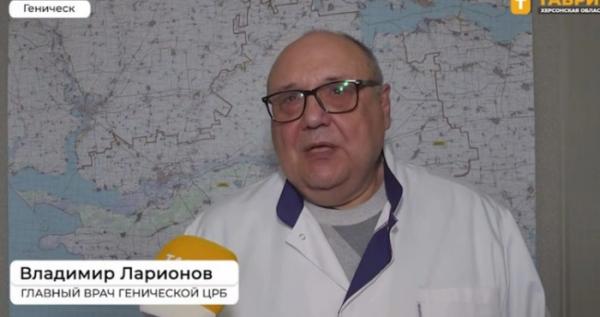 Володимир Ларіонов / Скріншот з відео окупаційоно ЗМІ