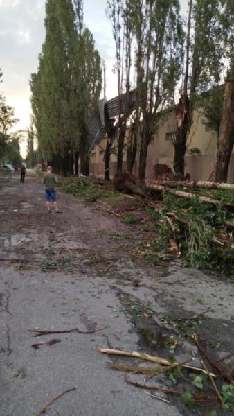 Наслідки урагану в Харкові. Фото з фейсбук-сторінки Юлії Орлової2
