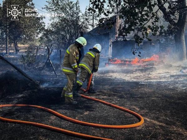Масштабні пожежі на Миколаївщині: вогонь дістався житлових будинків3