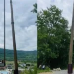 На Свалявщині встановили найвищу в Україні дерев’яну гойдалку