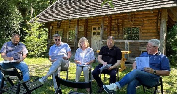 У Монастириський громаді в урочищі Бичова відбулося виїзне засідання організаційного комітету. Фото Тернопільська ОДА