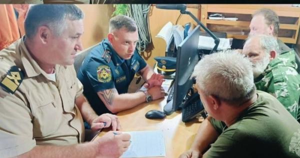 Зустріч / Ілюстрація з окупаційного Телеграм-каналу