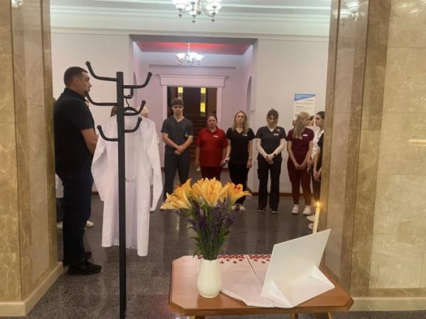 У двох обласних лікарнях Волині вшанували пам'ять загиблих у війні з Росією медків6
