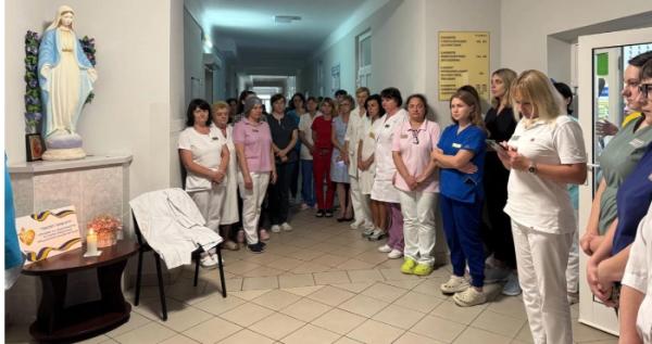 У двох обласних лікарнях Волині вшанували пам'ять загиблих у війні з Росією медків