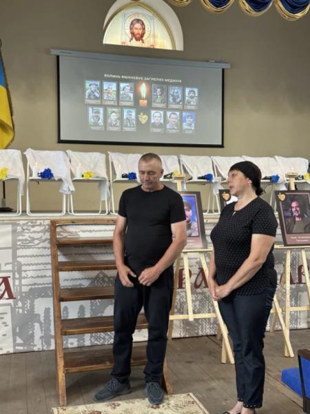 У двох обласних лікарнях Волині вшанували пам'ять загиблих у війні з Росією медків3