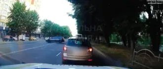 У Луцьку впіймали водія, який перетнув подвійну суцільну