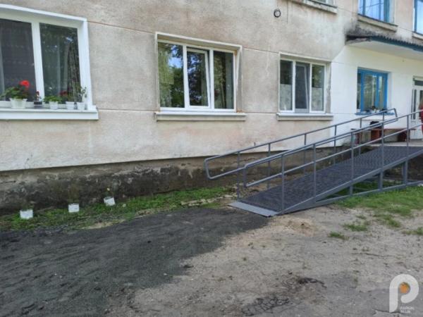 Пандус виготовив рожищенський підприємець Володимир Безверхий