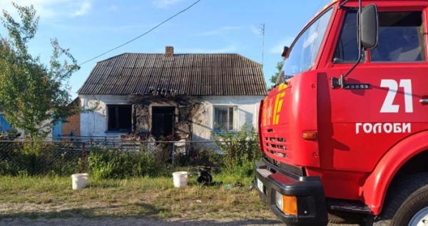 У селі Сільце горів житловий будинок