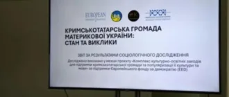 В Україні презентували дослідження ідентичності та викликів кримськотатарської громади материкової України