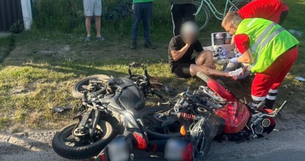 На Ківерцівщині трапилася аварія за участі двох мотоциклів