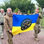 У День Незалежності у Ковелі відбулася хода з прапорами бойових підрозділів та патріотичний флешмоб