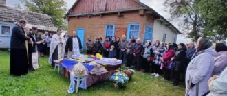 У селі Осьмиговичі попрощалися із захисником Сергієм Гонтарем