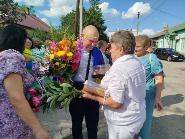 У селі Вербка зустріли Сергія Сагаля, який повернувся з російського полону6