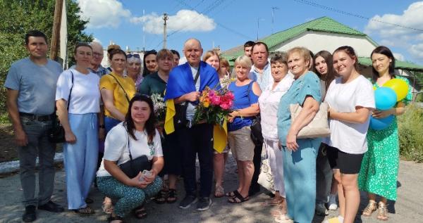 У селі Вербка зустріли Сергія Сагаля, який повернувся з російського полону