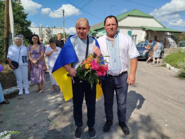 У селі Вербка зустріли Сергія Сагаля, який повернувся з російського полону4