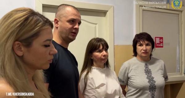 Якрослав Шанько (другий ліворуч) / Скриншот відео Херсонської ОВА