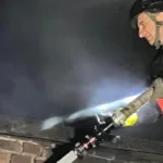 На Кіровоградщині на ліквідації наслідків ворожої атаки працюють 68 рятувальників та 16 одиниць техніки